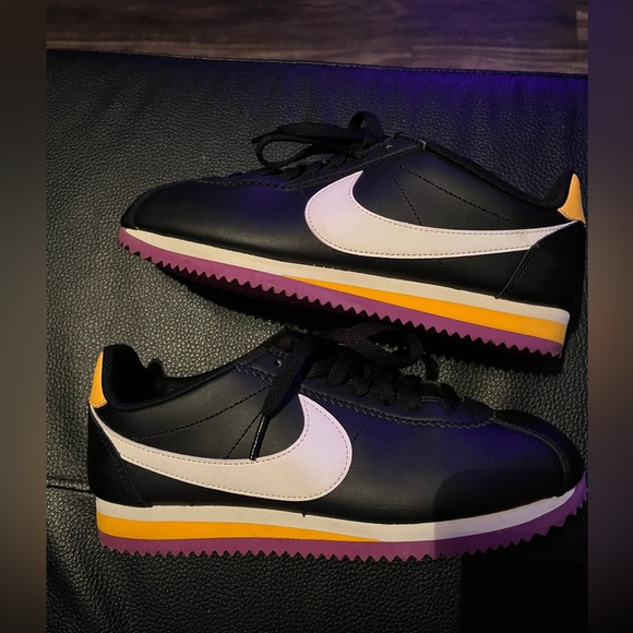 SOLD ‼️ Nike Classic Cortez Black Womens Women’s US Size 7 - Picture 5 of 7